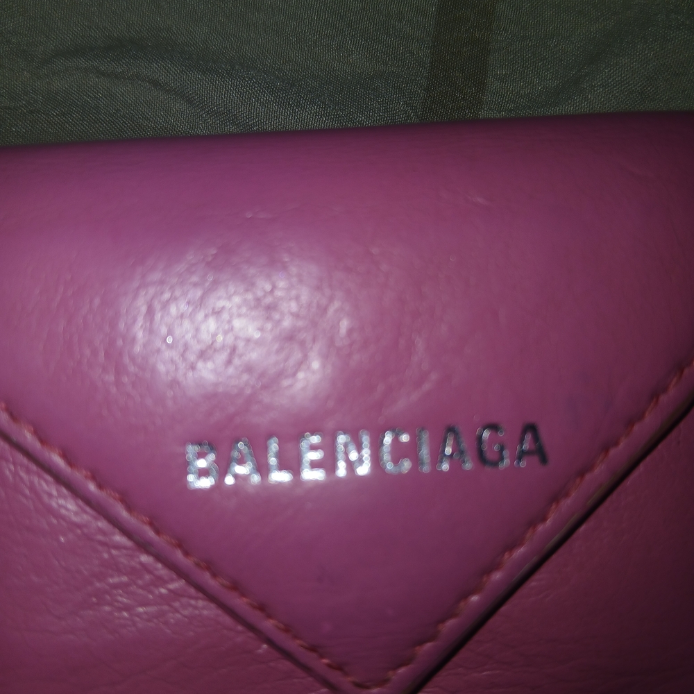 Balenciaga Vibrant Pink Leather Wallet - Picture 4 of 16